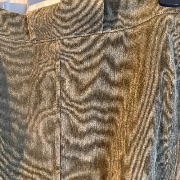 addie Corduroy Mini Skirt- Army Green- Large - Picture 5 of 11